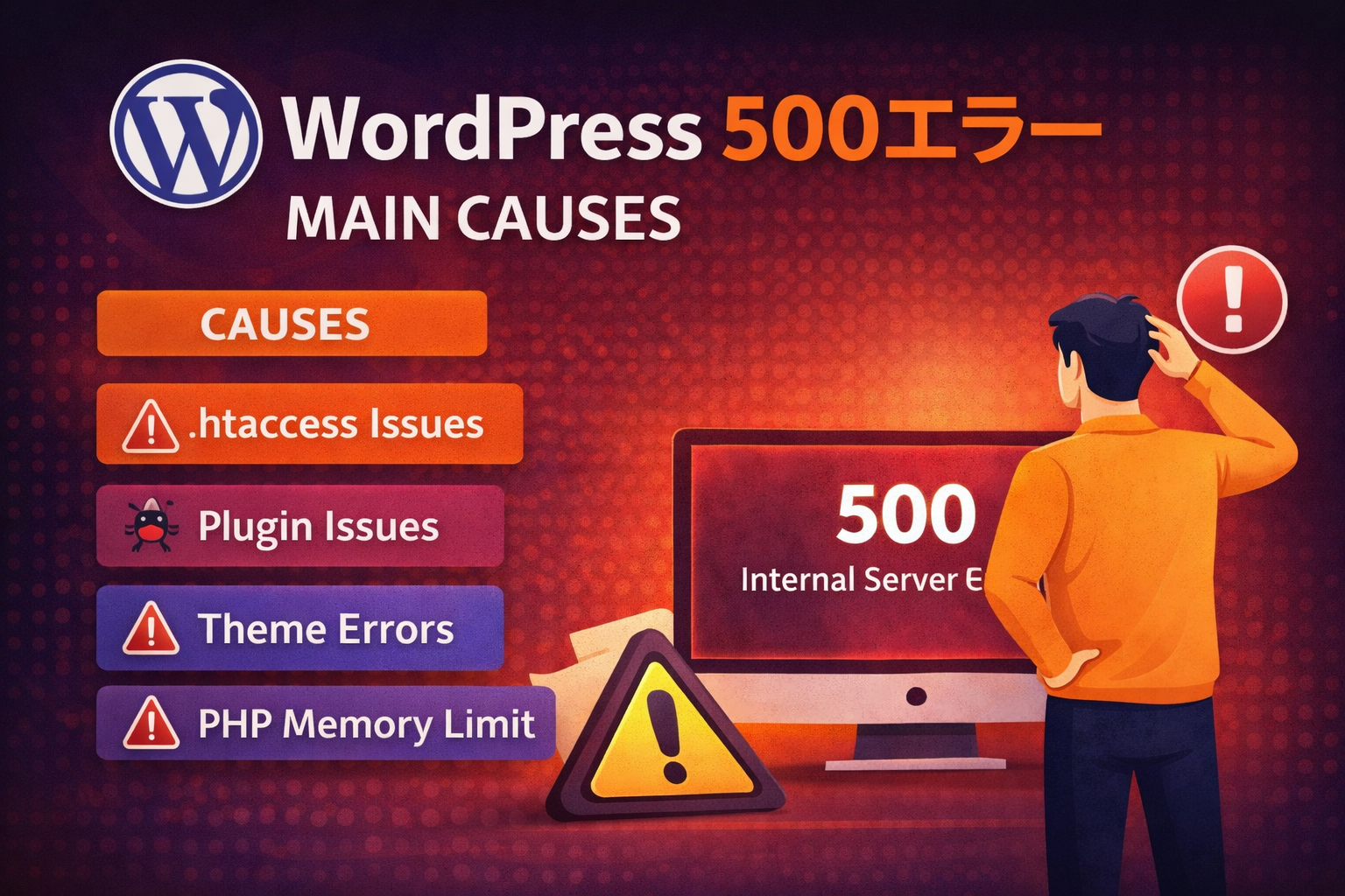 ワードプレス 500エラー