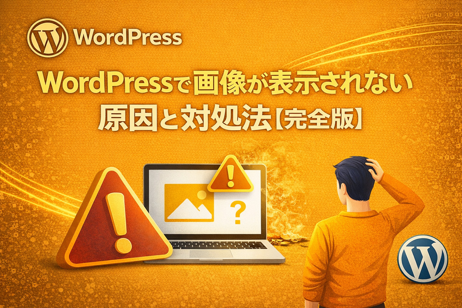 WordPressで画像が表示されない原因と対処法
