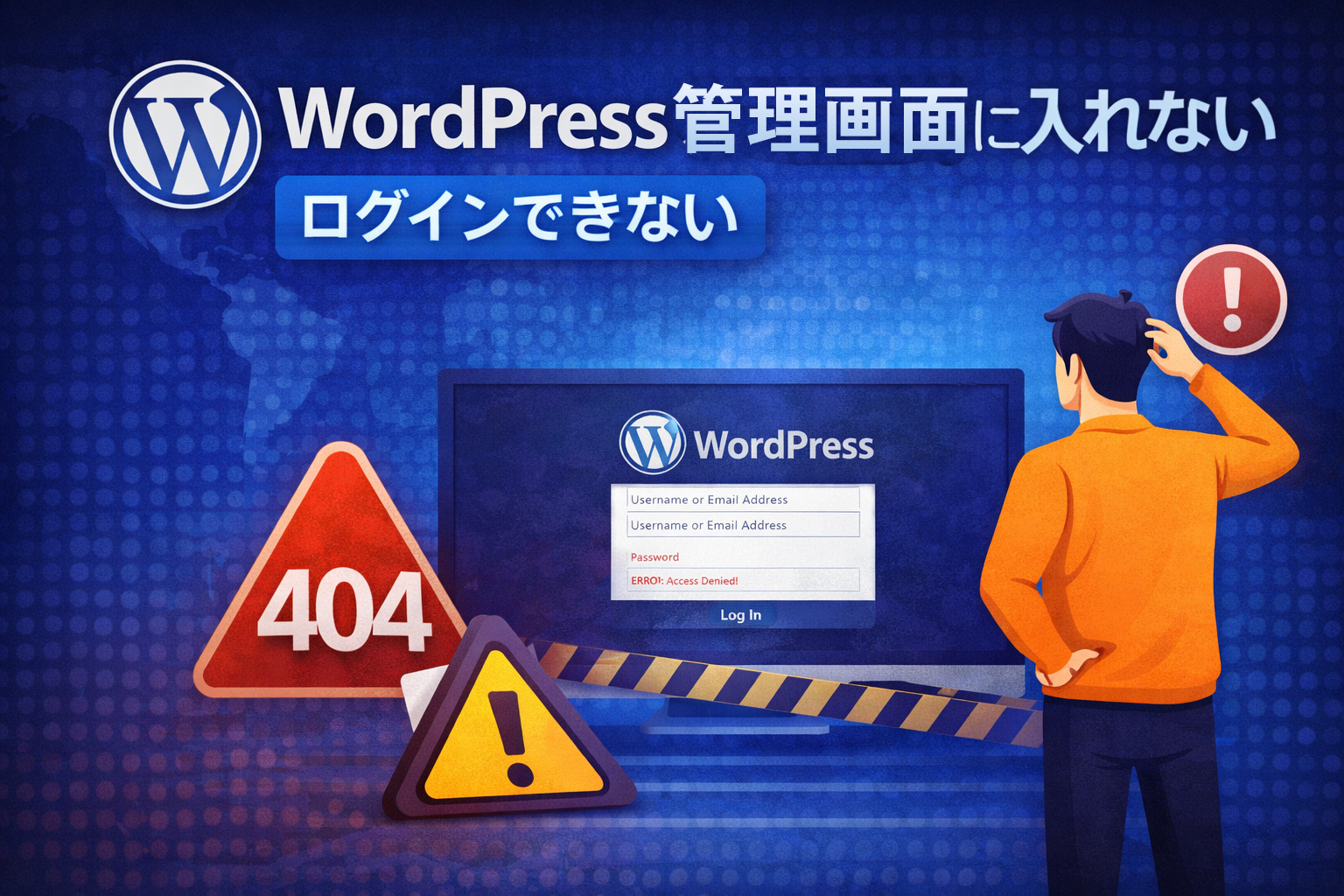 管理画面に入れない時