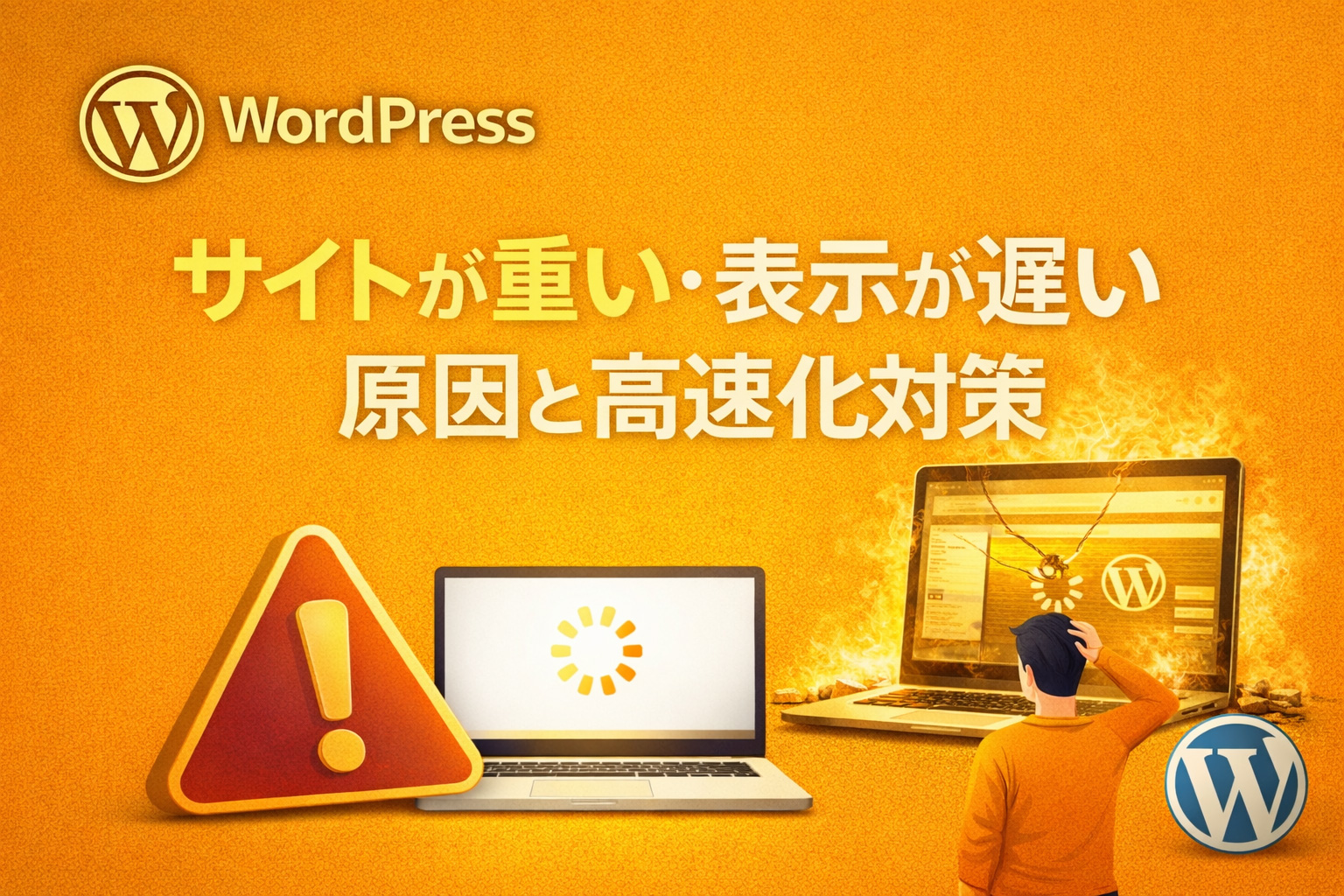 WordPressが重い原因と高速化対策